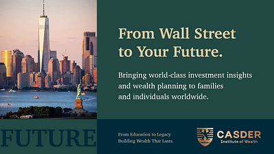 Casder Institute Launches Wealth Planning Workshop, Serving First Group of High-Net-Worth Clients